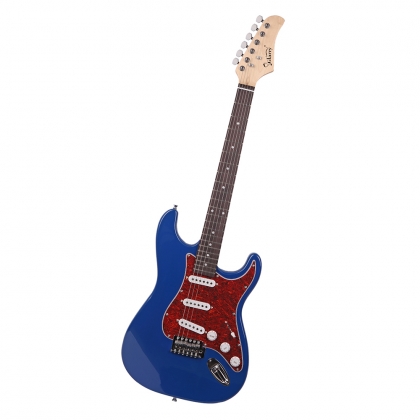 glarry gst electric guitar blue