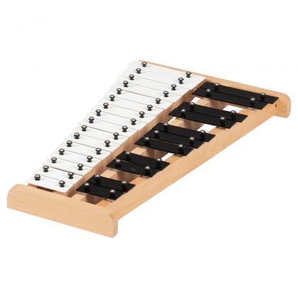 Glockenspiel Xylophone 27 note Cromático Xilófono Azul 27 noté instrumento de la música