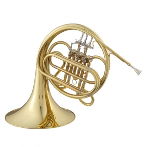 Glarry F-Key Single-Row 3 Key Brass Gold Lacquer Integrated