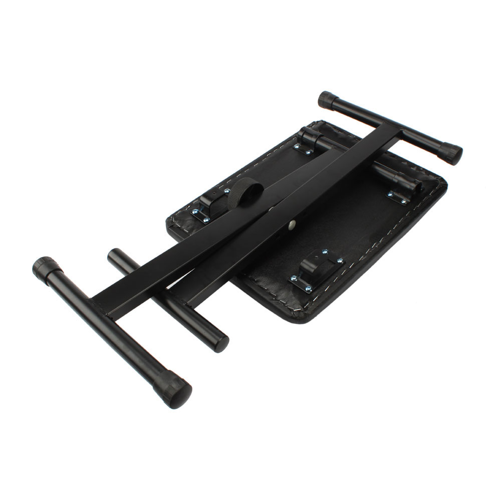 Adjustable Folding Piano Bench Stool Seat Black Trlec Padded Keyboard Bench 