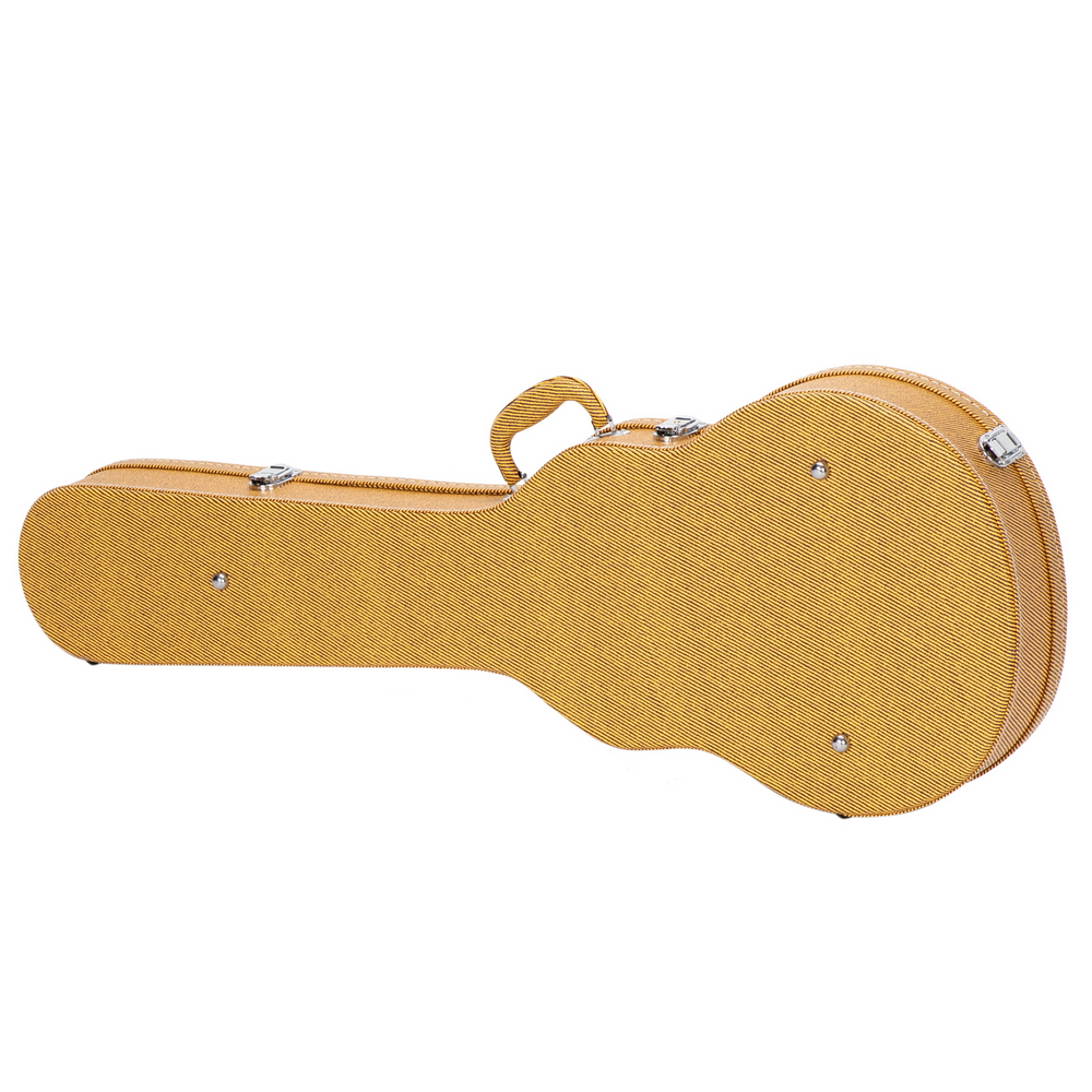Glarry 41inch Folk Guitar Arched PVC Hard Shell Case Classical Crocodile  Dermatoglyph - Glarrymusic